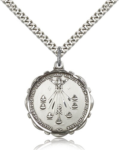 Seven Gifts Pendant - Sterling Silver
