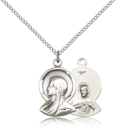 Women's Madonna Medal - Sterling Silver