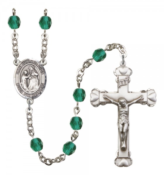 Women's San Juan de Dios Birthstone Rosary - Zircon