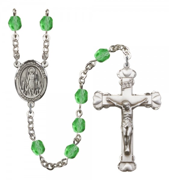Women's St. Juliana of Cumae Birthstone Rosary - Peridot