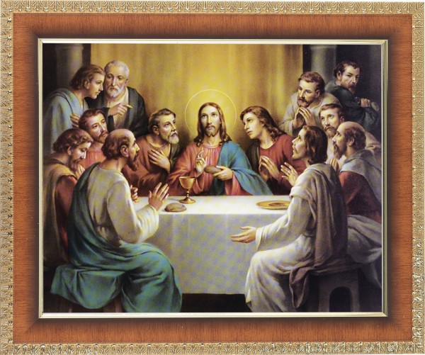 Last Supper 8x10 Framed Print Under Glass - #122 Frame