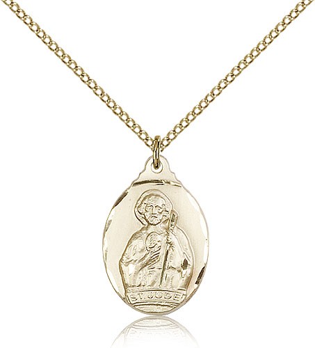 Women's St. Jude Medal - 14KT Gold Filled