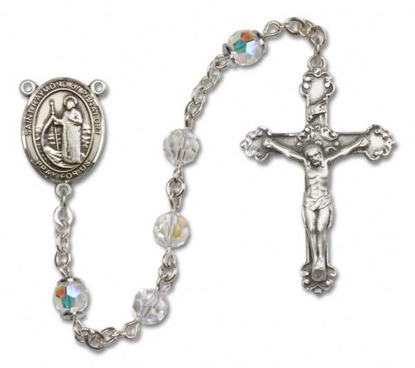 Raymond of Penafort RosaryHeirloom Fancy Crucifix - Crystal