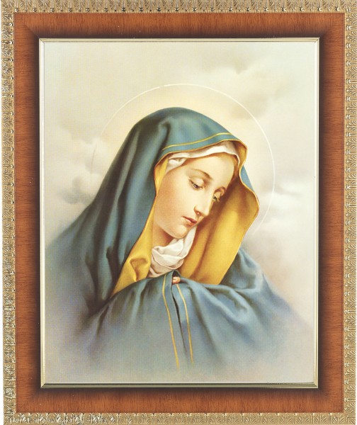 Sorrowful Mary 8x10 Framed Print Under Glass - #122 Frame
