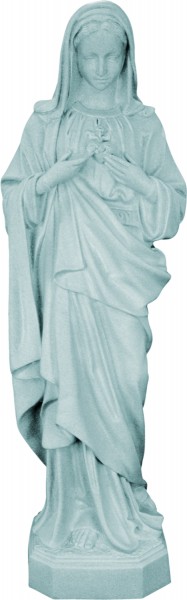 Plastic Immaculate Heart of Mary Statue - 24 inch - Granite