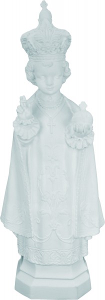 Plastic Infant of Prague Statue - 24 inch - White
