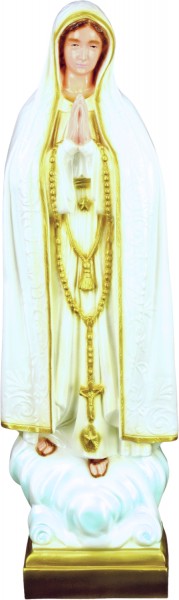 Plastic Our Lady of Fatima Statue - 24 inch - Multi-Color