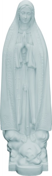 Plastic Our Lady of Fatima Statue - 32 inch - White