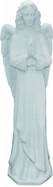 Plastic Praying Angel Statue - 36 inch - White