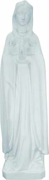 Plastic Rosa Mystica Statue - 24 inch - White
