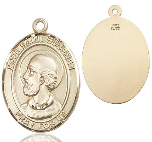 Pope Eugene I Medal - 14K Solid Gold