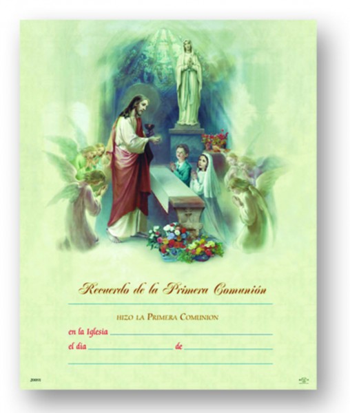 Recuerdo de la Primera Comunion - Spanish - Full Color