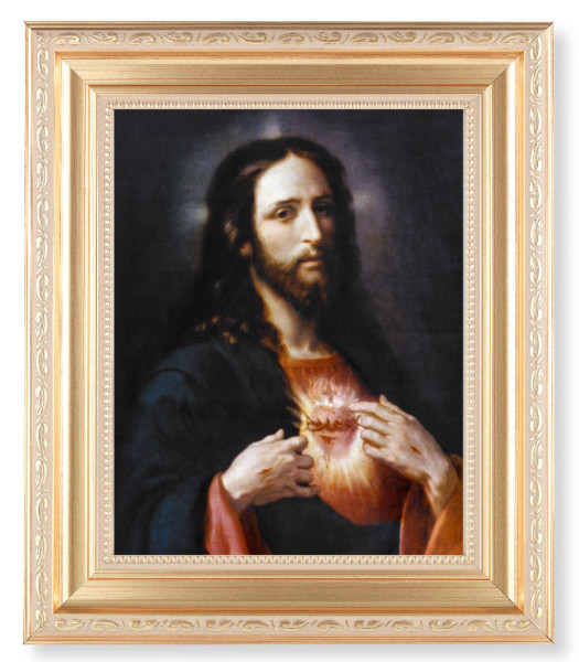 Sacred Heart of Jesus Wingate 8x10 Framed Print Under Glass - #138 Frame