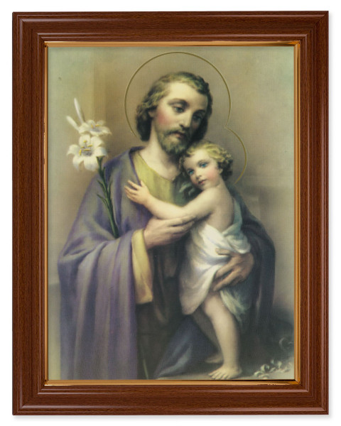 Saint Joseph 12x16 Framed Print Artboard - #134 Frame