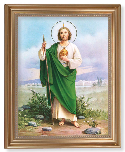 Saint Jude 11x14 Framed Print Artboard - #129 Frame