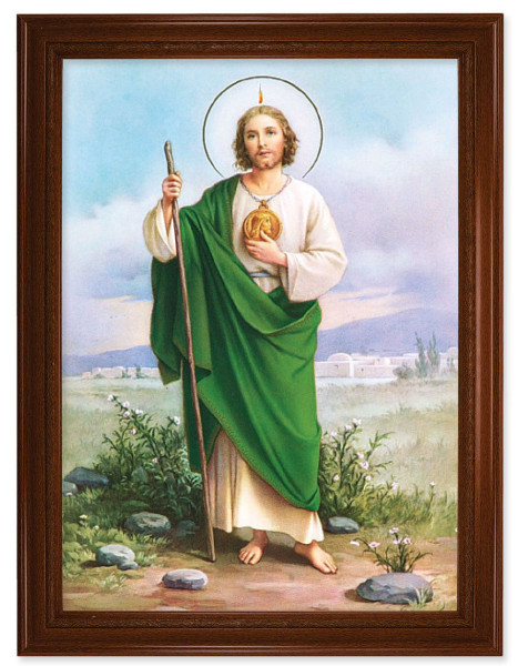 Saint Jude 19x27 Framed Print Artboard - #172 Frame