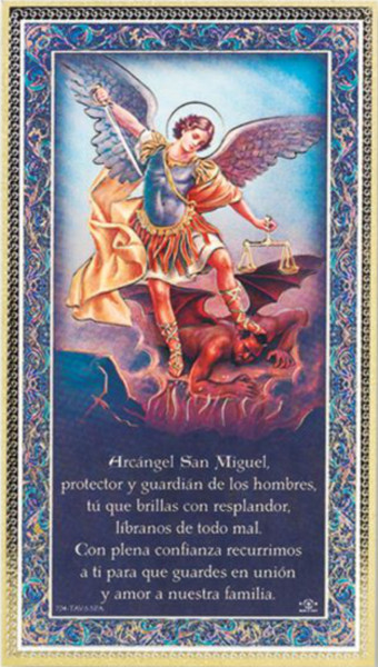 San Miguel (en espa&ntilde;ol) Placa de pared hecha en Italia - Full Color