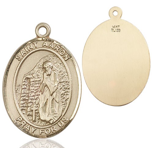 St. Aaron Medal - 14K Solid Gold