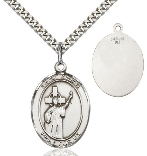 St. Aidan Medal - Sterling Silver
