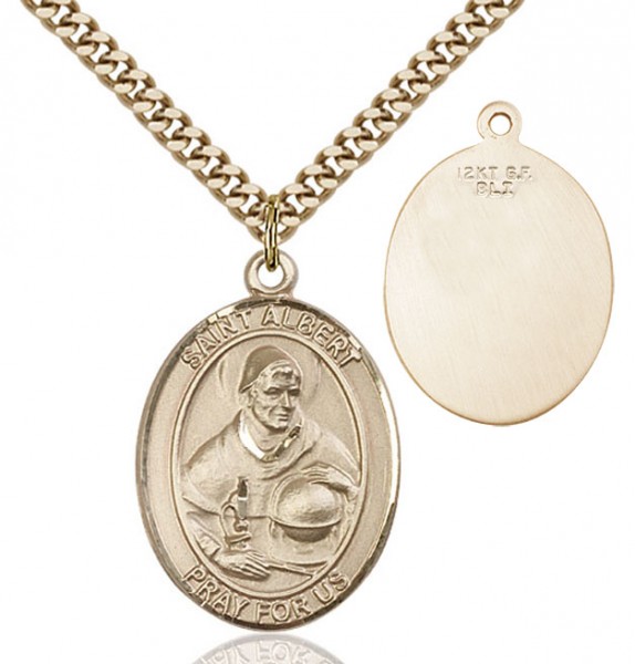 St. Albert the Great Medal - 14KT Gold Filled