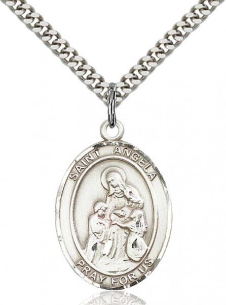 St. Angela Merici Medal - Pewter