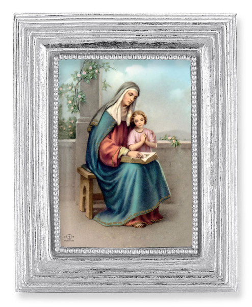 St. Anne 2.5x3.5 Print Under Glass - Silver