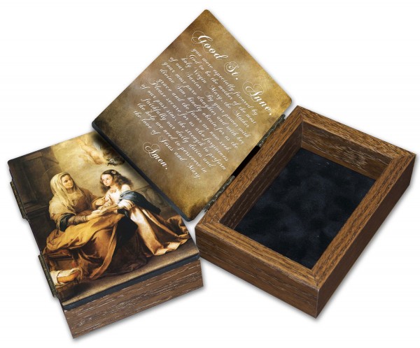 St. Anne Keepsake Box - Brown