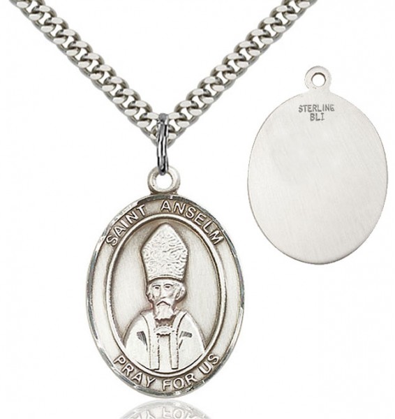 St. Anselm of Canterbury Medal - Sterling Silver