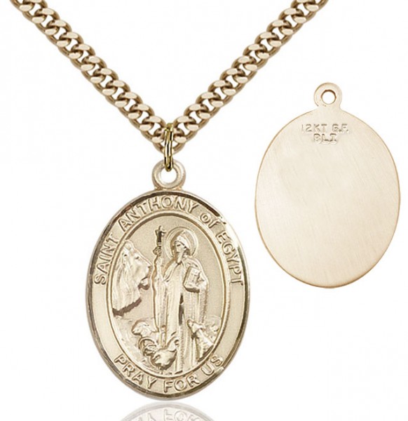 St. Anthony of Egypt Medal - 14KT Gold Filled