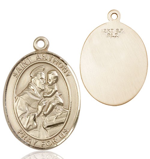 St. Anthony of Padua Medal - 14K Solid Gold