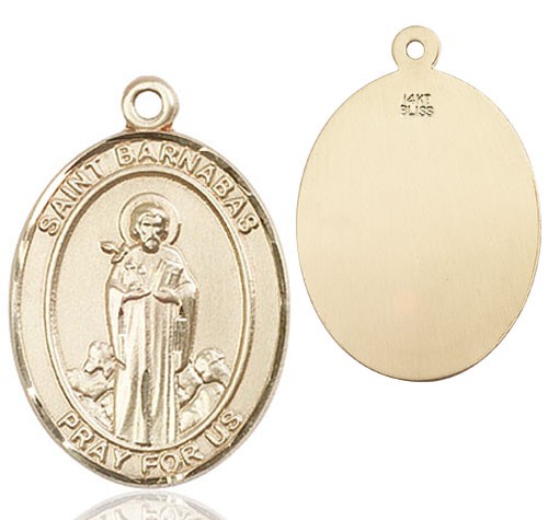St. Barnabas Medal - 14K Solid Gold