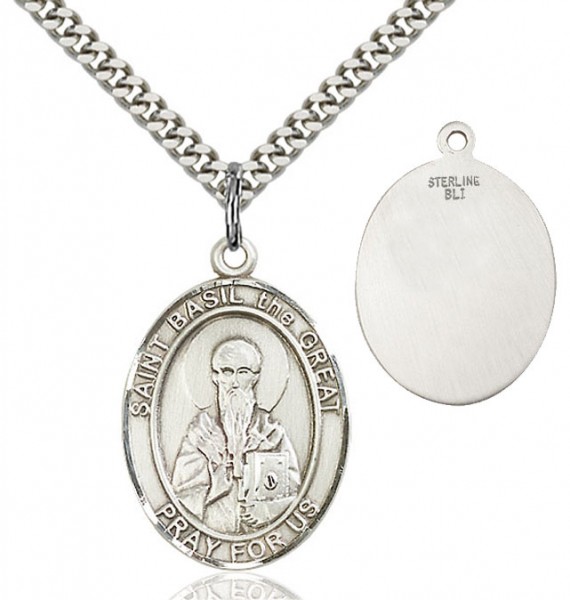 St. Basil the Great Medal - Sterling Silver