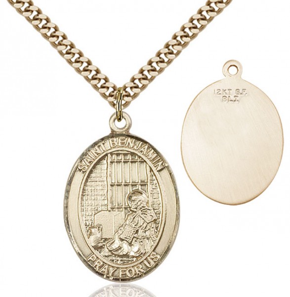 St. Benjamin Medal - 14KT Gold Filled