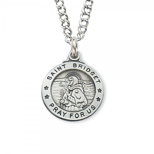 St. Bridget Medal - Smaller - Silver