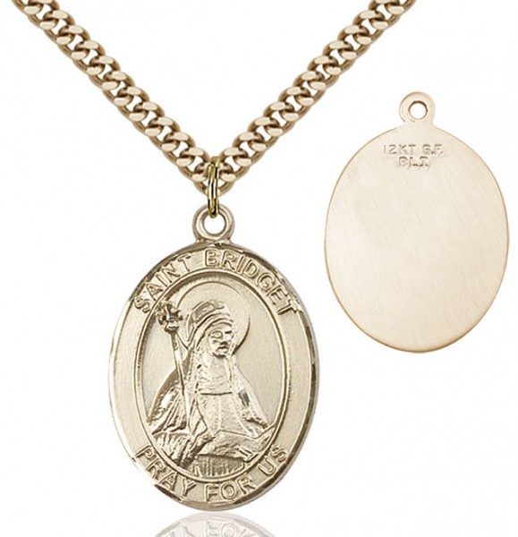 St. Bridget of Sweden Medal - 14KT Gold Filled