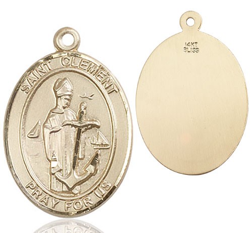 St. Clement Medal - 14K Solid Gold