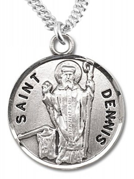 St. Dennis Medal - Sterling Silver