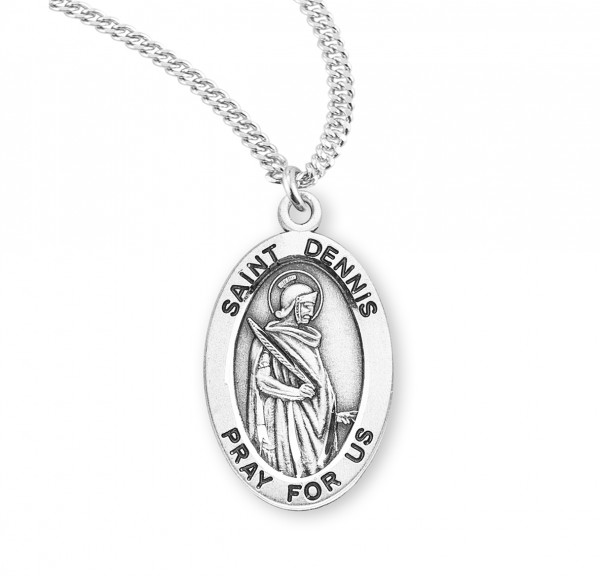 Women's St. Dennis Oval Medal - Sterling Silver