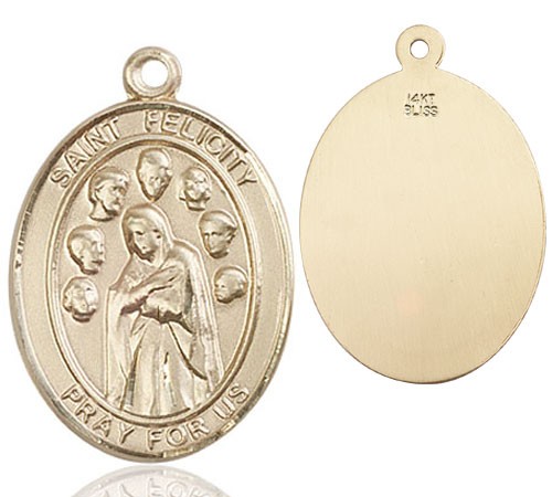 St. Felicity Medal - 14K Solid Gold