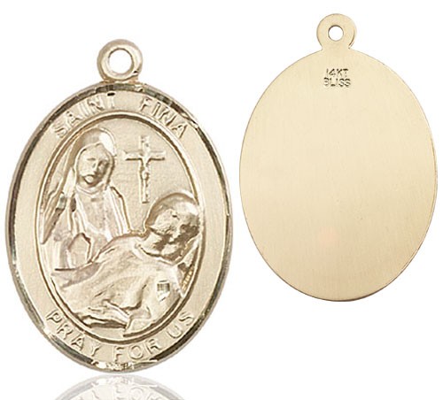 St. Fina Medal - 14K Solid Gold