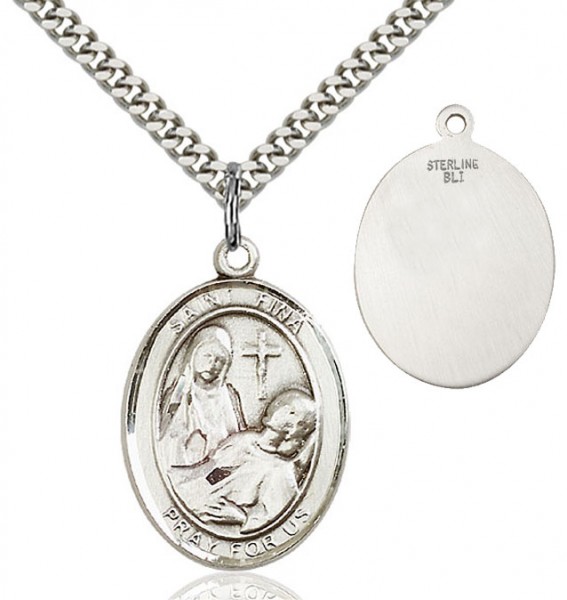 St. Fina Medal - Sterling Silver