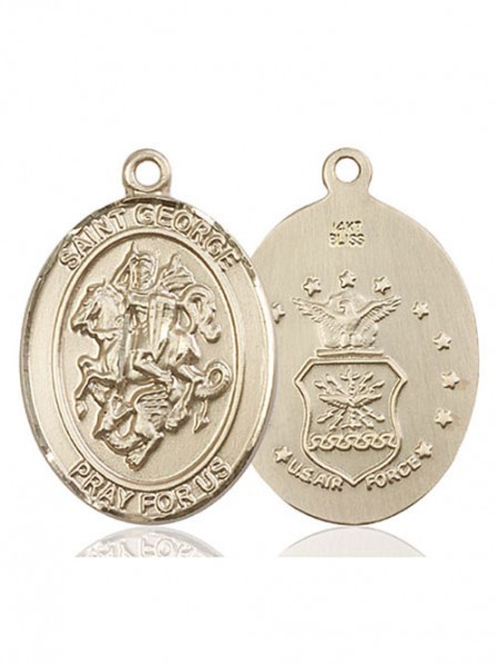 St. George Air Force Medal - 14K Solid Gold