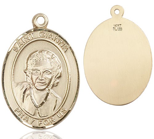St. Gianna Medal - 14K Solid Gold