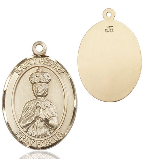 St. Henry II Medal - 14K Solid Gold