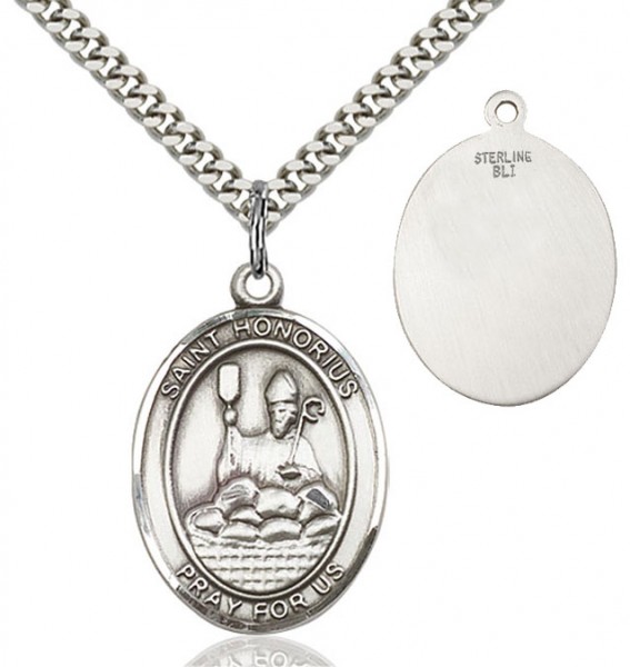 St. Honorius Medal - Sterling Silver