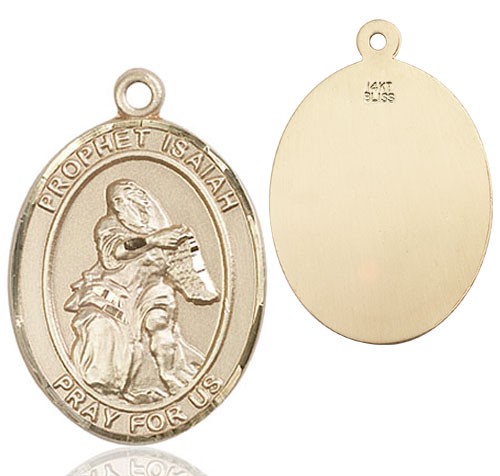 Prophet Isaiah Medal - 14K Solid Gold