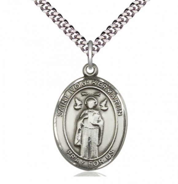 St. Ivo of Kermartin Medal - Pewter