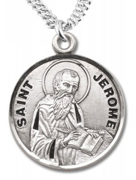 St. Jerome Medal - Sterling Silver