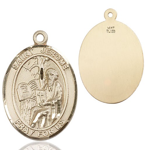 St. Jerome Medal - 14K Solid Gold