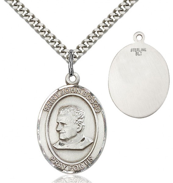 St. John Bosco Medal - Sterling Silver